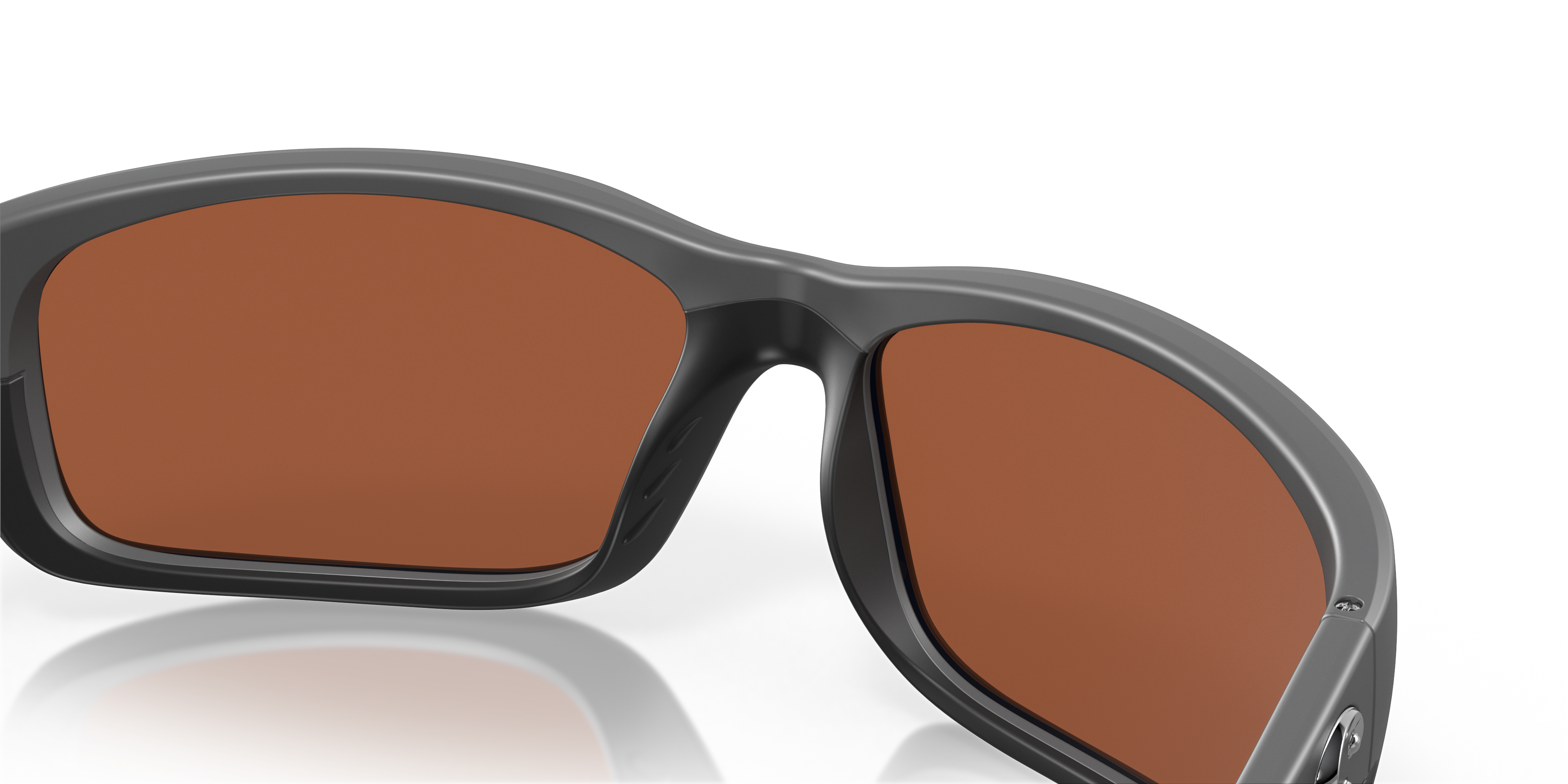 New Costa Del Mar Jose Polarized Sunglasses 580P Matte Gray/Copper Fishing